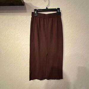Elegant Brown Women's Skirt